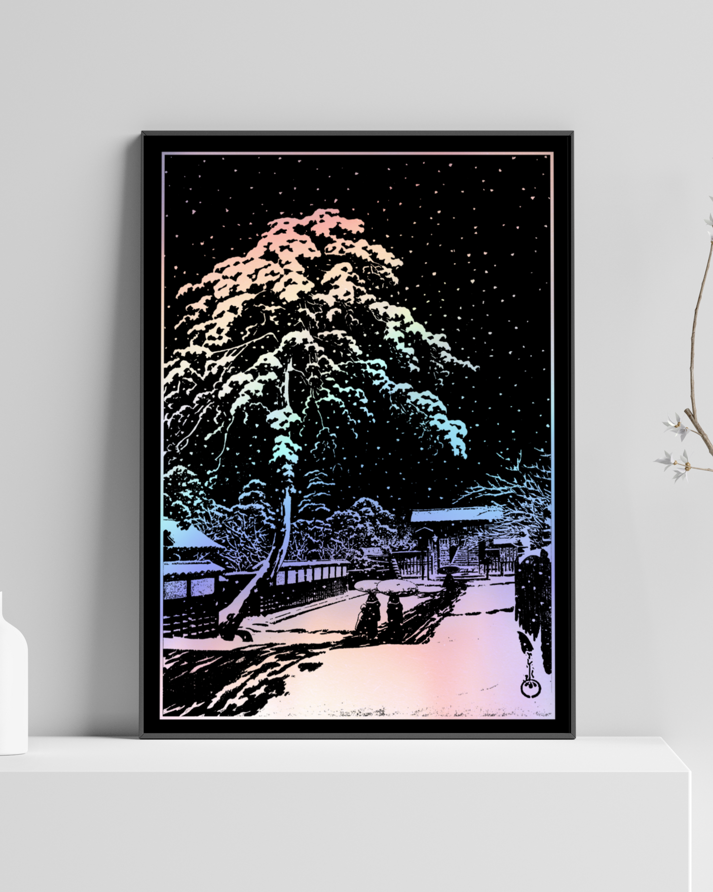 Estampes d'Hiver - Mini Prints Argentées format A5