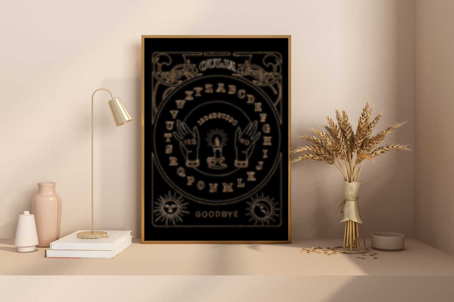 OUIJA dot print - Poster