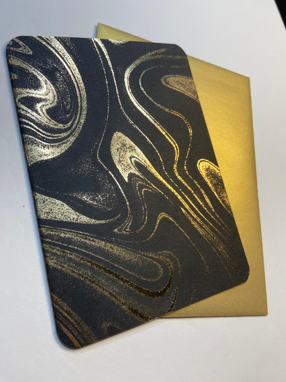 Ghost Liquid - Carte de vœux estampée