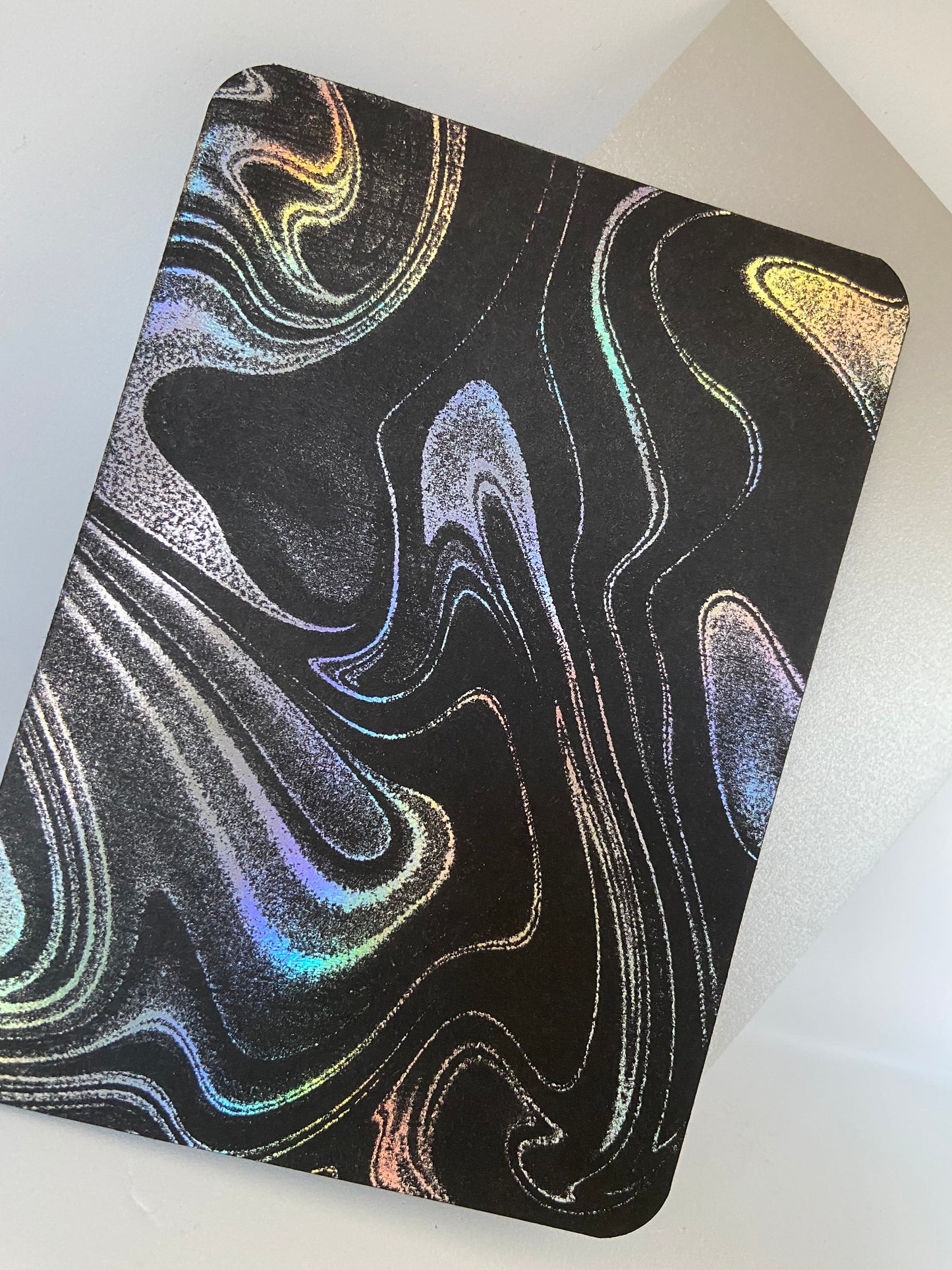 Ghost Liquid - Carte de vœux estampée