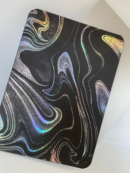 Ghost Liquid - Carte de vœux estampée