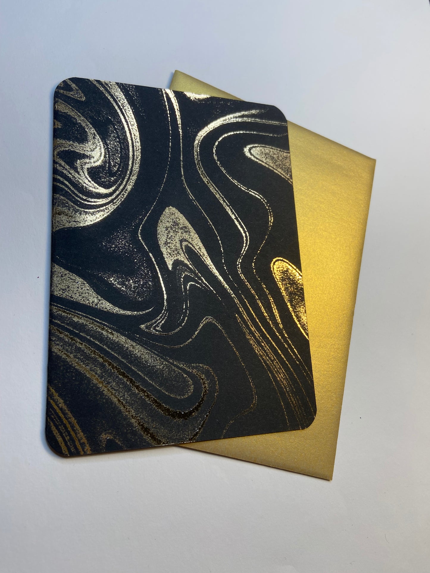 Ghost Liquid - Carte de vœux estampée