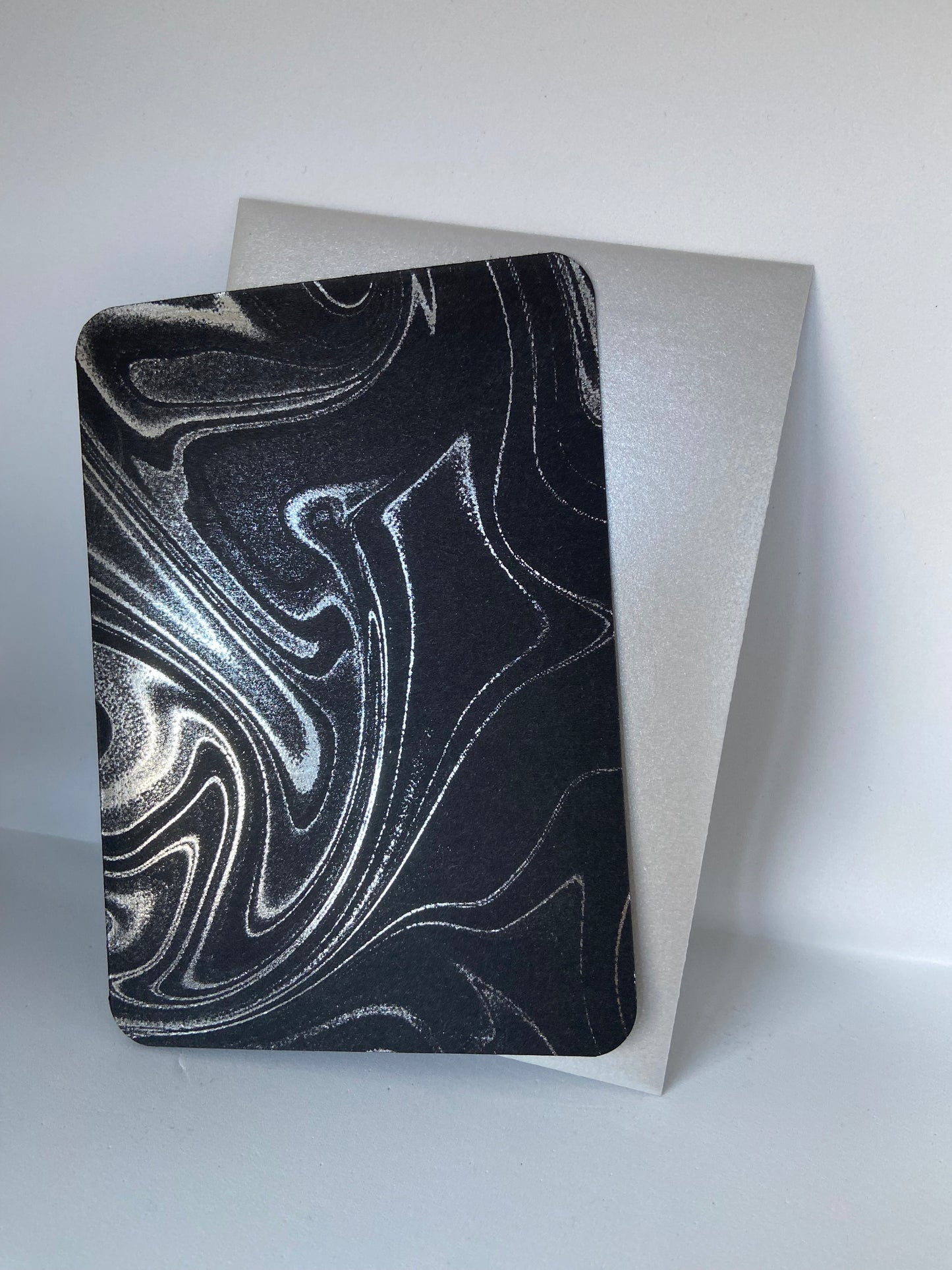 Ghost Liquid - Carte de vœux estampée