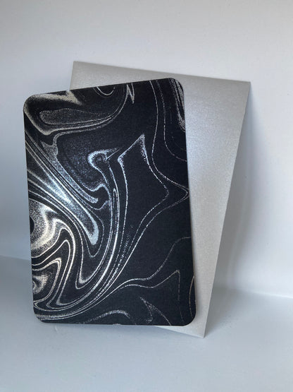 Ghost Liquid - Carte de vœux estampée