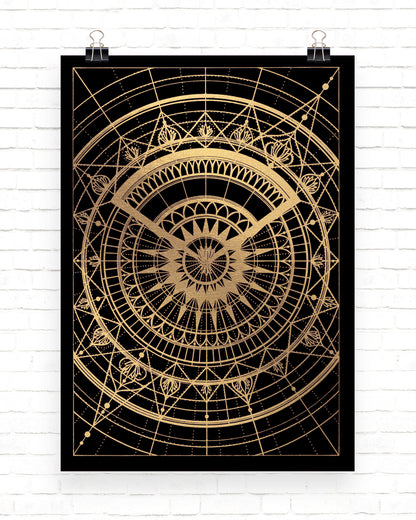 212 Mandala - Impression estampée