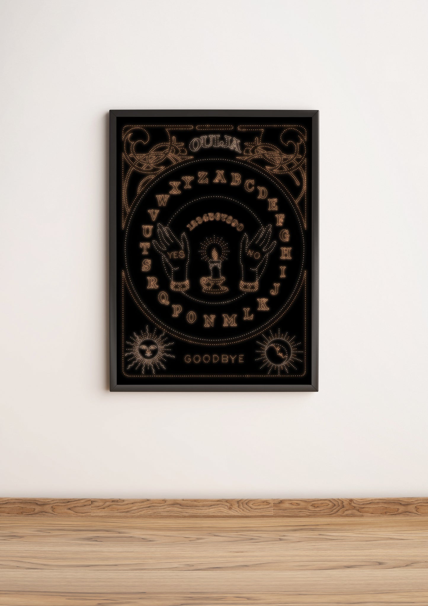 Dotwork OUIJA board - Poster Print