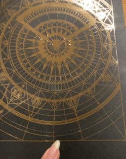 212 Mandala - Impression estampée