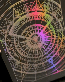 212 Mandala - Impression estampée