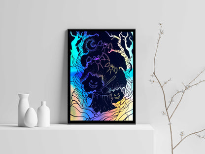 Forest Ghosts - Laminated Print - A4