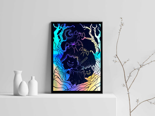 Forest Ghosts - Laminated Print - A4