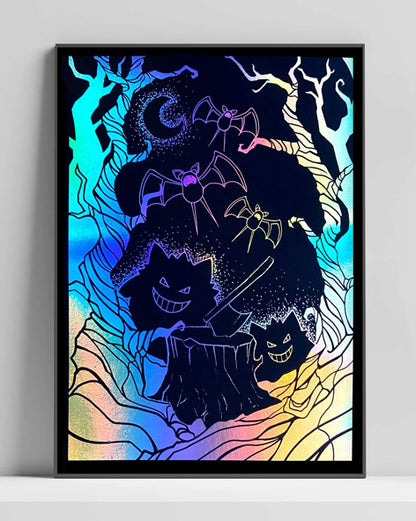 Forest Ghosts - Laminated Print - A4